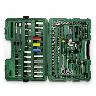 Zestaw kluczy nasadowych SATA 180 elementów 1/4" 3/8" 1/2"